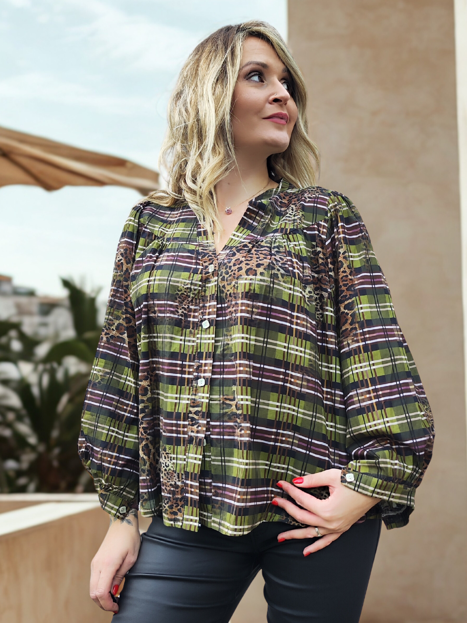 Chemise carreaux