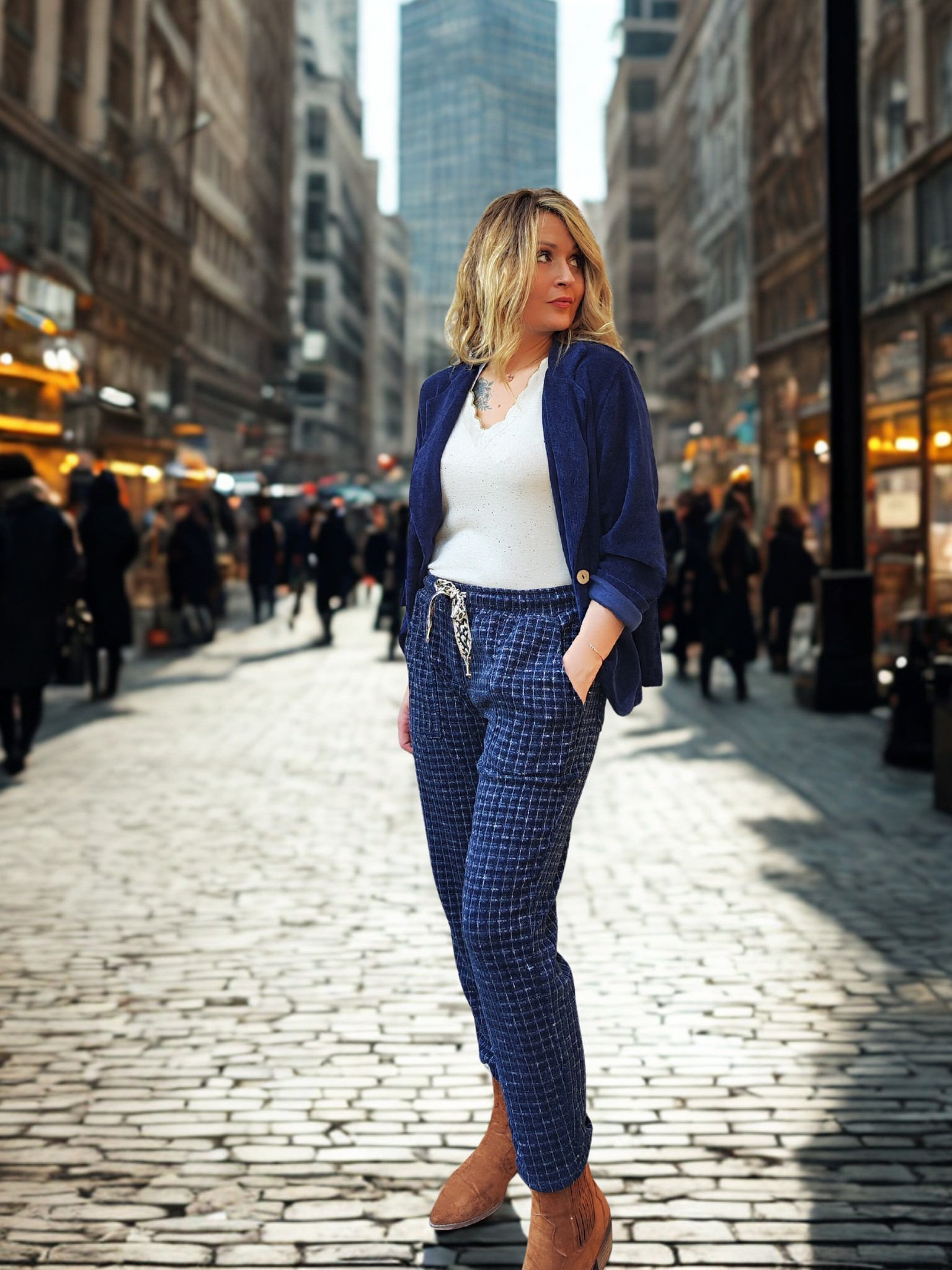 Pantalon carreaux