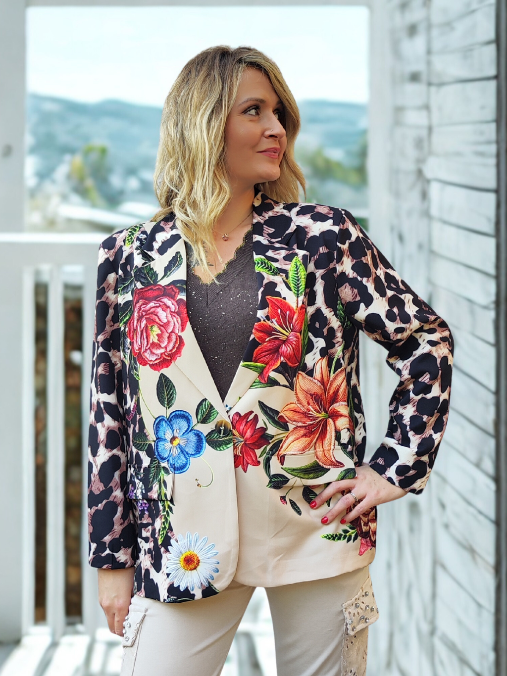 Veste color&flowers